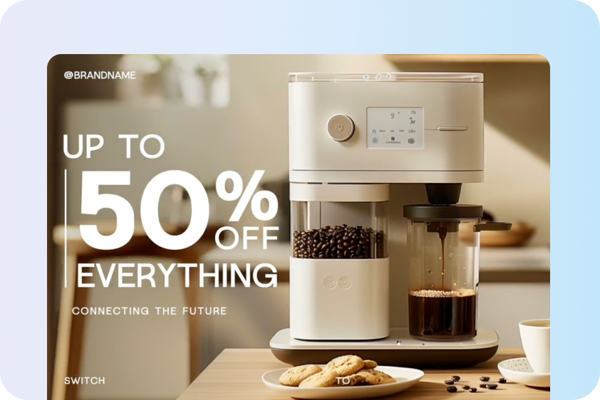 Begeistern Sie Follower mit markenspezifischen Stories.